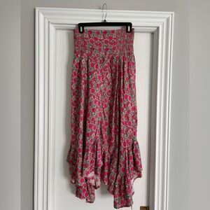 Natural Life Floral Pink Maxi Skirt